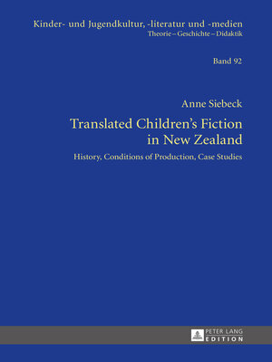 cover image of Translated Childrens Fiction in New Zealand